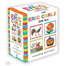 The Eric Carle Gift Set: The Tiny Seed; Pancakes Pancakes!; A House for Hermit Crab; Rooster's Off to See the World Board Books, Little Simon