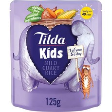 Tilda 틸다 키즈 마일드 카레 라이스, 125g, 4개