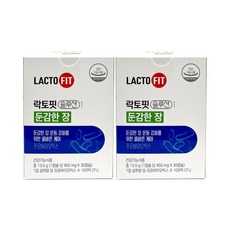 맞춤유산균 락토핏 솔루션1 둔감한 장 30캡슐, 2개