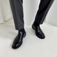 남자지퍼첼시부츠