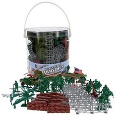 SCS Direct Army Men Modern Warfare Action Figures- 65+ Pieces 15 Unique Sculpts- Military Toy Sold, One Color_One Size, One Color_One Size, One Color