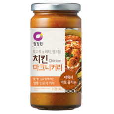 백앤 청정원 치킨 마크니 커리소스, 360g, 3개