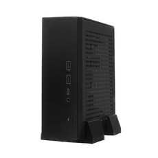 M09 HTPC 케이스 우수한 열 소산 및 쉬운 작동 미니 ITX 섀시, [01] black, 01 black