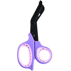거즈 붕대 가위 간호사 14cm 병원 실습용 너스피아, 퍼플, 1개, 펌핑홀_퍼플