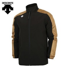 [DESCENTE] S9121ZWB12 BLK0 베이스볼 숄더 배색 바람막이
