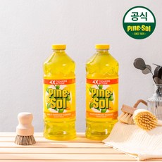 파인솔 대용량 다용도세정제 레몬, 2개, 1L