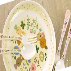 핑크포크 소음방지아이수저 여아스스로숟가락 멜라민핑크 여행도시락집기 3.2X16CM 1개