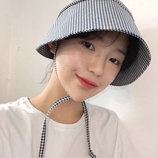 [the robs.] 체크 보넷 스트랩 벙거지 버킷햇 4color