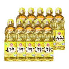 오뚜기 옥수수유 500ml 식용유 기름 튀김 부침 오일, 10개