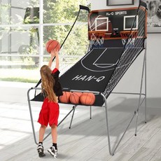 한토이 한큐 2인용 접이식 농구게임 농구기계 실내 실외 가정용 오락실 게임