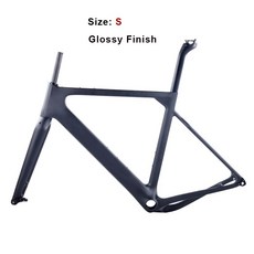 사이클로 크로스 자갈 프레임 자전거 에어로로드 카본 디스크 브레이크 테이퍼 액슬 142X12MM DI2 기계식 S M L, S-glossy