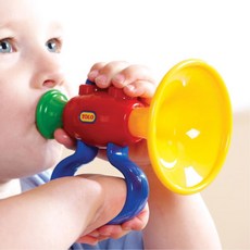 12개월 톨로 클래식트럼펫 유아용나팔 근력 음감발달 색깔소리자극 아기악기 원목악기