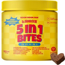 붐붐포 강아지 슈퍼바이트 영양제, 50정, 종합영양제, 1개