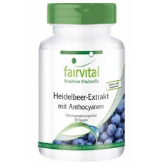 페어바이탈 (Fairvital) 블루베리 추출물 + 안토시안 90 캡슐, 개, 1개, 90정