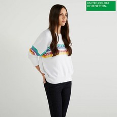 베네통 베네통 Color block logo with sweater 0F_1094E1M52_902