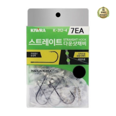  라이브잇 키우라 단차조절 유동식 채비 스트레이트 K-311 7p, 14개 