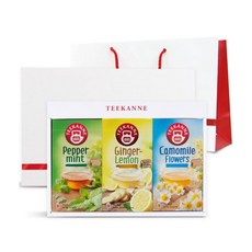 티칸네 허브티 3종 선물세트, 페퍼민트 20p + 진저레몬 20p + 카모마일 20p, 1세트