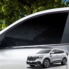 QM6 모기방충망 캠핑 차박 햇빛가리개(호환 상품), SUV1열2P, 1개