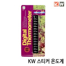 KW 스티커 온도계(13cm), 1개