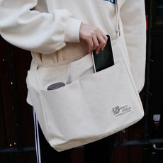 국내제작 투포켓 델라 에코백 크로스백 메신저백
