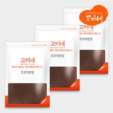 고미네 코코아가루(카카오분말) 무첨가 100% 파우더, 300g, 3개