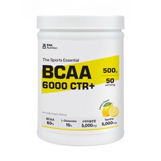 E4A 뉴트리션 BCAA 6000 CTR+ 500g 레몬맛 글루타민 타우린 수박추출분말, 1개