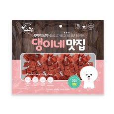 훈련용 간식 오리 큐브 300g 건강한육포 반려견육포, 1개 - 강아지육포