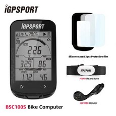 GPS측량기 자전거 컴퓨터 BLE ANT 2.6 인치 IPX7 c타입 40H 배터리 수명 자동 백라이트 GNSS 스톱워치 IGS, 5) BSC100S M80 HR40
