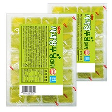 [퀴클리몰] 시아스 사과향 푸딩 1kg 2개, 1개