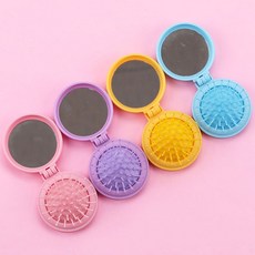 산리오캐릭터즈 와펜 휴대용 거울브러쉬, 1개, 시나모롤