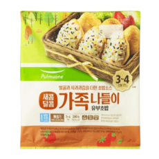 (냉장)[풀무원]새콤달콤가족나들이유부초밥280g, 280g, 2개