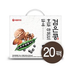 서울우유 검은콩 호두 아몬드 두유 190ml 20팩 270815, 서울우유 검은콩 호두 아몬드 두유 190ml 20팩 2, 0.19l