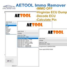 AETOOL IMMO 리무버 V13 AETOOL Immo Eeprom 오프 소프트웨어 버지니즈 ECU 덤프 디코드 ECU 계산 핀 버진IMMO 리무버, 1)send by link, 1개
