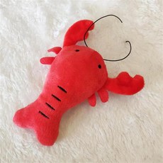 물기 방지 반려동물 씹기 귀여운 강아지 봉제 고양이 제품 삐딱한, 15.Crayfish, 1개