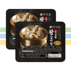 황장군 갈비탕 일품 소 왕갈비탕 1kg 8팩 자취, 8개