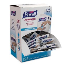 퓨렐 손소독제 일회용 125입 PURELL SINGLES Advanced Hand Sanitizer Gel 125 Count Single Use Packets, 125개