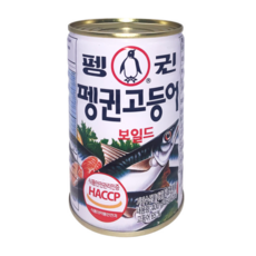 펭귄 고등어 통조림, 400g, 4개