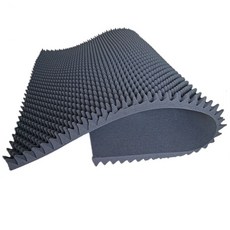 Azure 난연 흡음재 피아노 방음 흡음패드 차음패드 200 x 150 x 7cm, 블랙, 1개