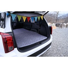 한일산업 DC매트 12V 120x190cm 차박 국내생산 캠핑 차량용 스마트안전시스템, 그레이(세미)