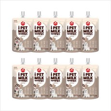 아이펫밀크 반려동물 전용우유, 우유맛, 180ml, 10개