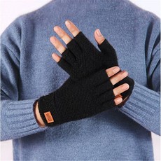 MENS THINSULATE WOLLY MITTS 열 겨울 니트 핑거리스 장갑 COLD WARM