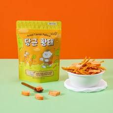 [리앤폴 당근황태] 노견 눈건강을 위한 무염 황태 수제간식 100% 천연, 1개, 15g, 당근이 스며든 황태와 동결건조 당근