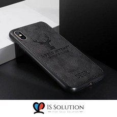 아이팜2 갤럭시 a 20 30 40 50 60 70 80 750 a8s m20 패브릭 사슴 TPU 케이스 클래식 각인 범퍼 케이스 동물