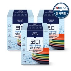 코디 데일리 뽑아쓰는 일회용 수세미 32매 X 3팩, 단품, 3개, 32개입