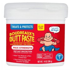 Boudreaux's Butt Paste 맥스 스트렝스 다이퍼 래쉬 오인먼트 14oz(397g), 397g, 1개