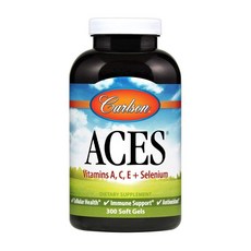 Carlson Labs ACES 비타민 A C E 셀레늄 300 소프트젤, 300정, 1개