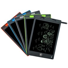 포커스 LCD메모패드 전자노트 8.5인치 칠판 그림판 부기 메모장, LCD신형필기 메모패드8.5인치-칼라랜덤