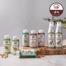 [라투랑겔] [더블] (유라픽) 프리미엄 오일 더블세트 (월넛오일 250ml 2병 + 바질오일 250ml 2병 + 피스타치오 250ml 2병 + 엑스트라 버진 올리브오일 147m