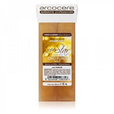 Arcocere Professional Wax Oro Puro Gold Hair Removal Wax with Glitter 유럽직배송, Refill 100 ml