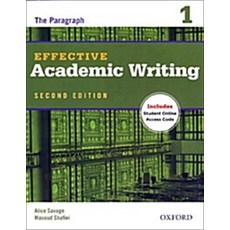 Effective Academic Writing 1 : Student Book, OUP옥스포드